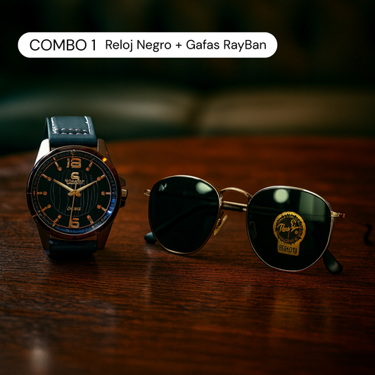 NUEVO Combo Ejecutivo Supreme | Reloj-Gafas