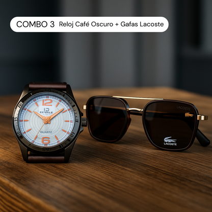 NUEVO Combo Ejecutivo Supreme | Reloj-Gafas