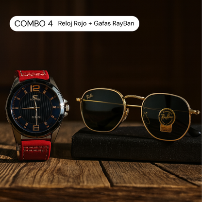 NUEVO Combo Ejecutivo Supreme | Reloj-Gafas
